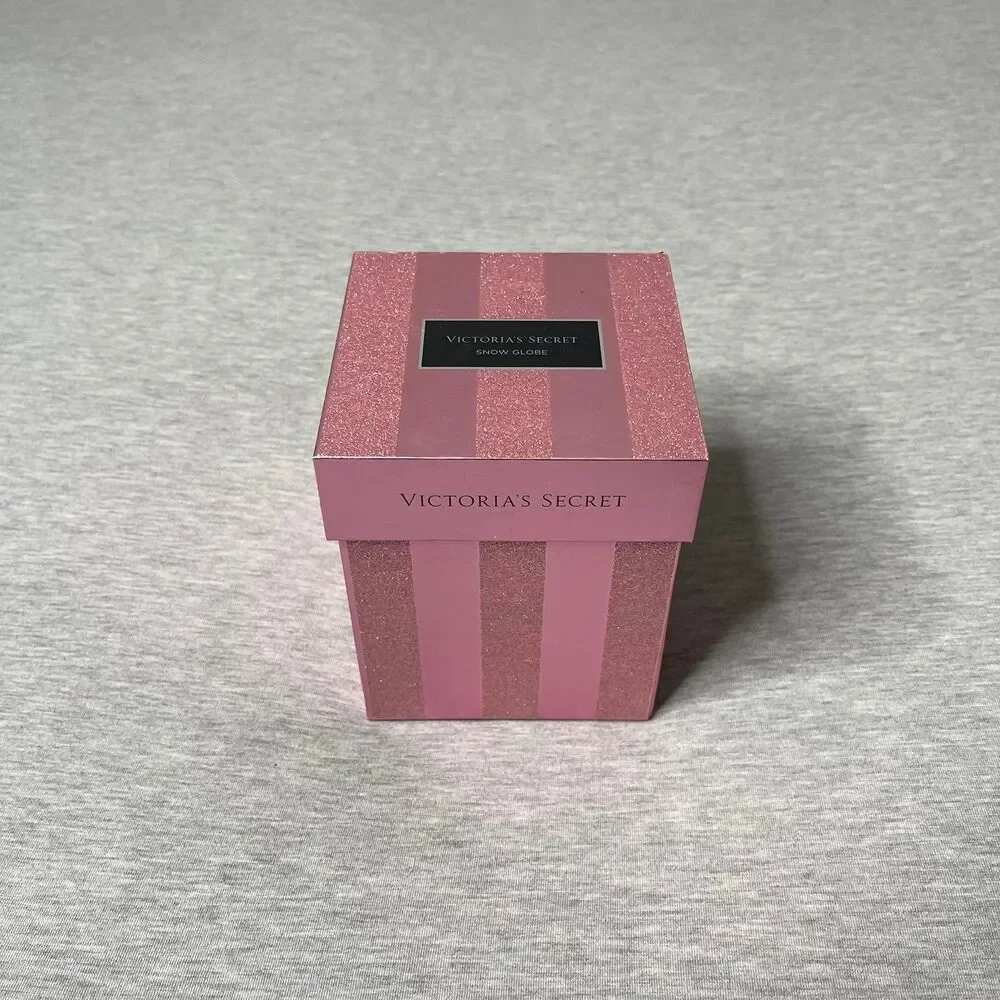 Victoria’s Secret Pink Shimmer NYC Snow Globe Storage Empty Gift Box